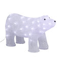 Isbjørn akryl 50 LED H33 cm